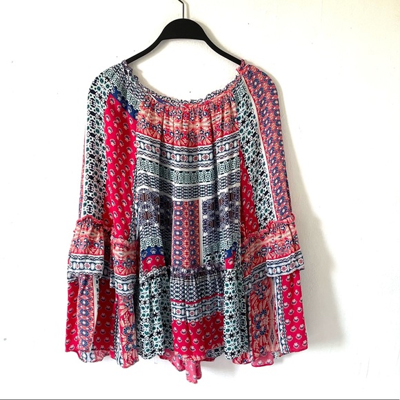 Parker Scarlet printed ruffle silk blouse - Picture 8 of 13